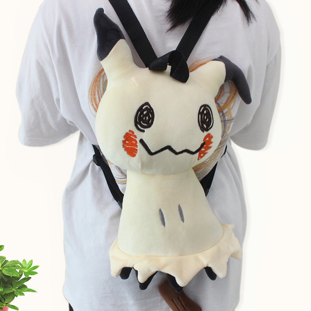 New Pokemon Gengar Backpack Lovely Japanese Style Plush Bag Eevee
