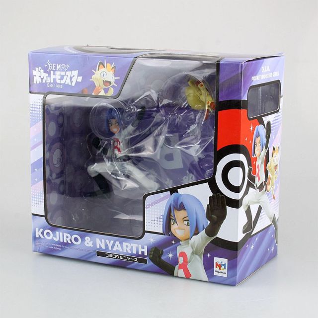 Pokemon figure <br>James and Meowth