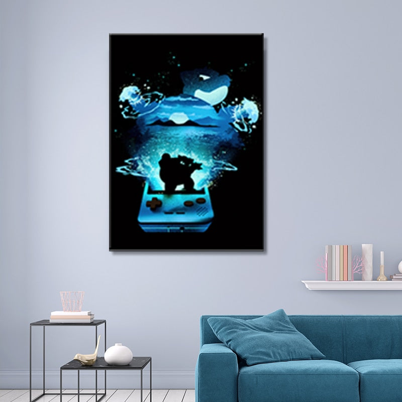 Blastoise poster.