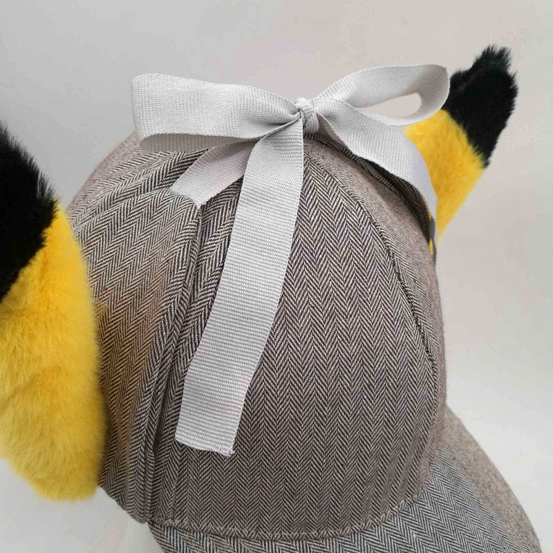 Pokémon detective pikachu plush ears hat