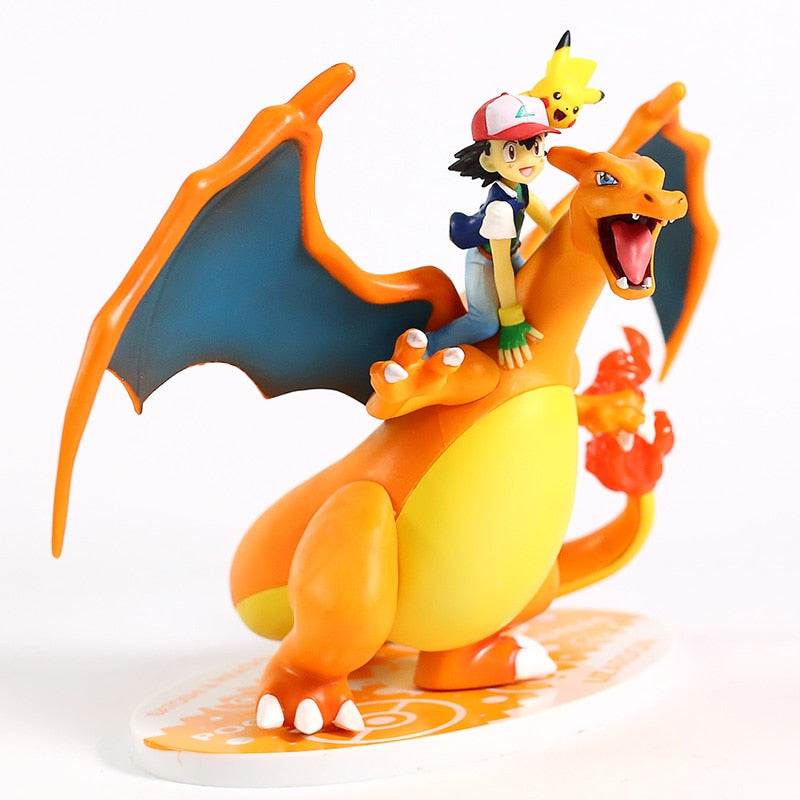 Pokemon figure <br> Ash and Charizard