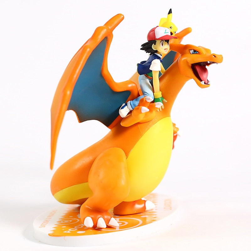 Pokemon figure <br> Ash and Charizard