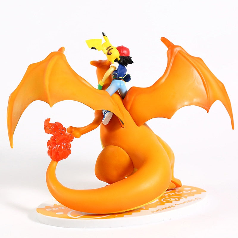 Pokemon figure <br> Ash and Charizard