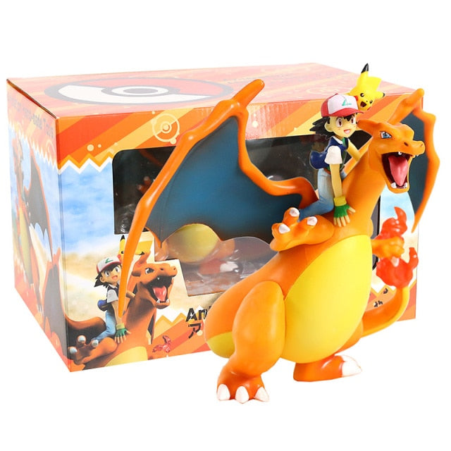 Pokemon figure <br> Ash and Charizard