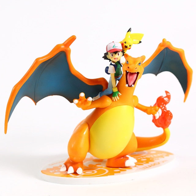 Pokemon figure <br> Ash and Charizard