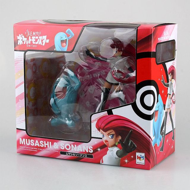 Pokemon figure <br>Jessie and Wobbuffet