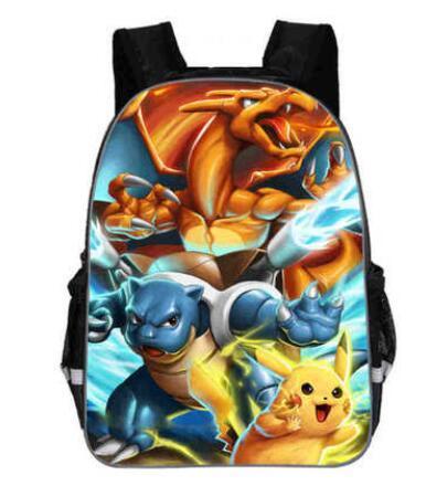 Pokemon backpack Charizard & Blastoise