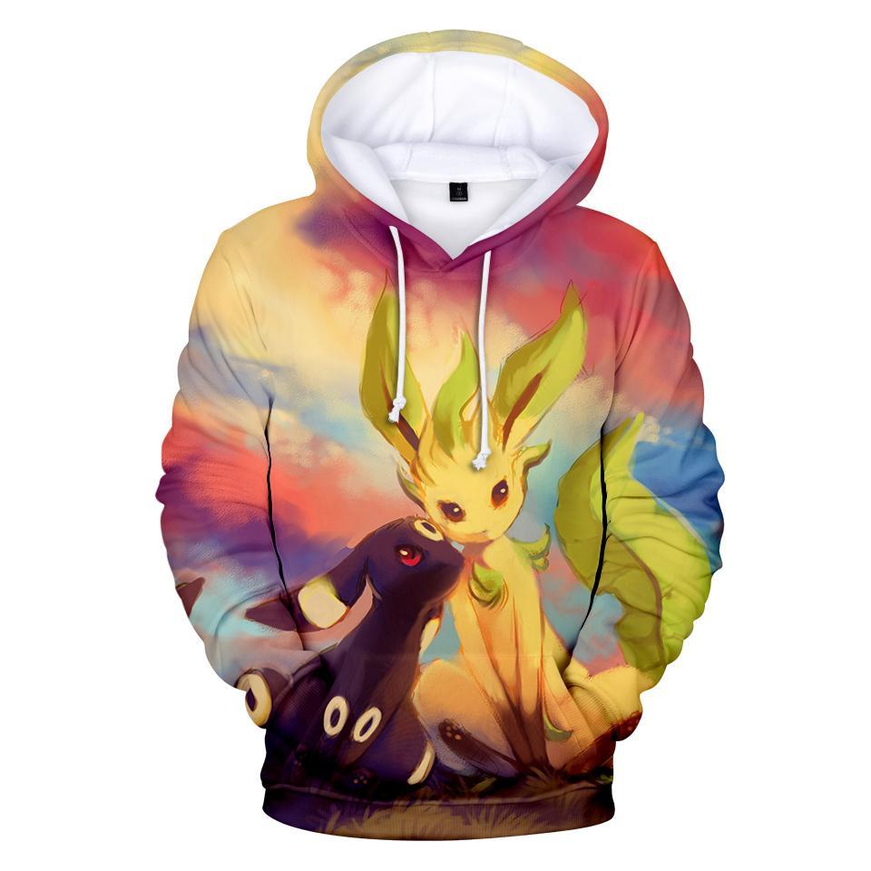 Pokemon Hoodie With Umbreon Hoodie Male Umbreon Shiny Cute Hoodie