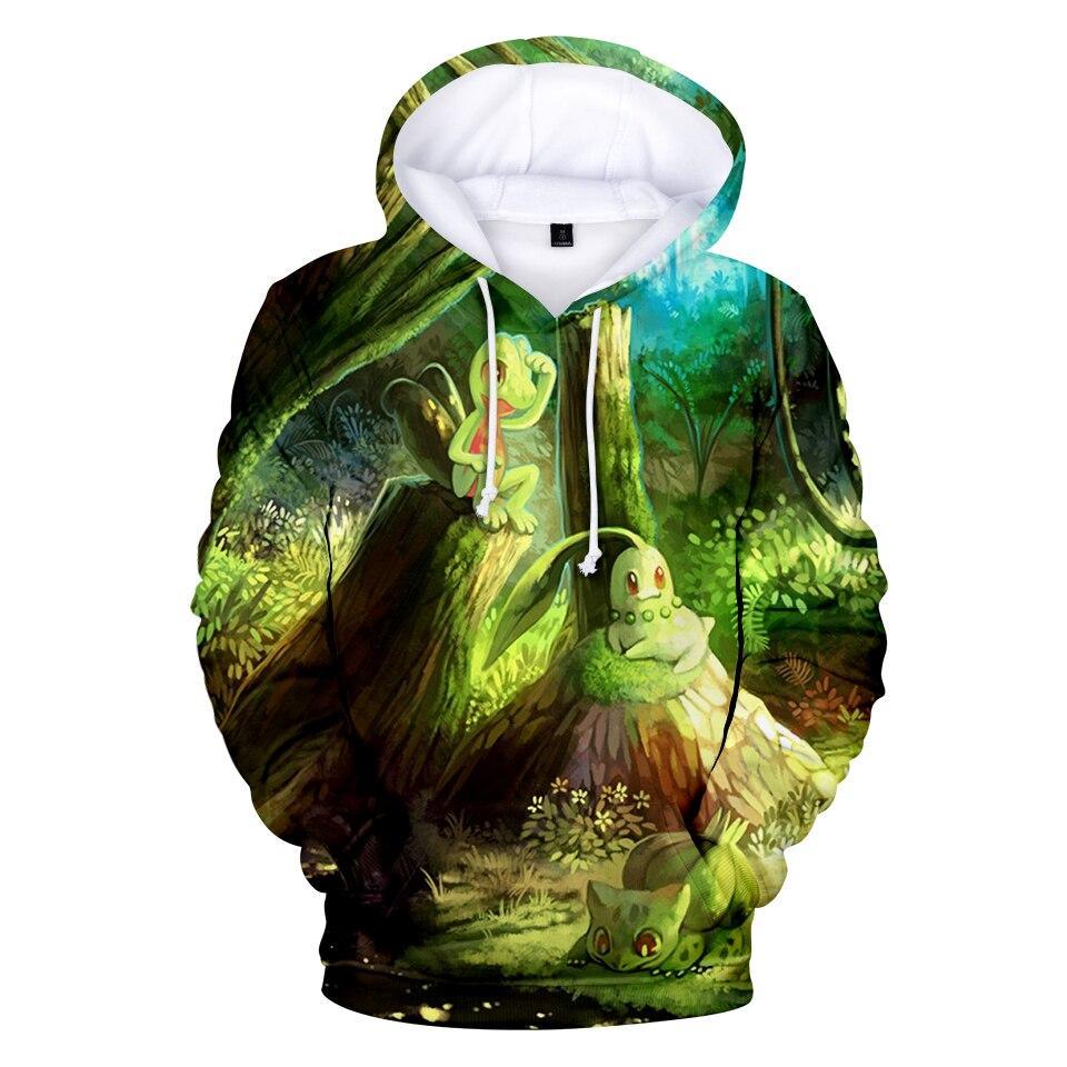Pokemon hoodie <br> Grass Type.