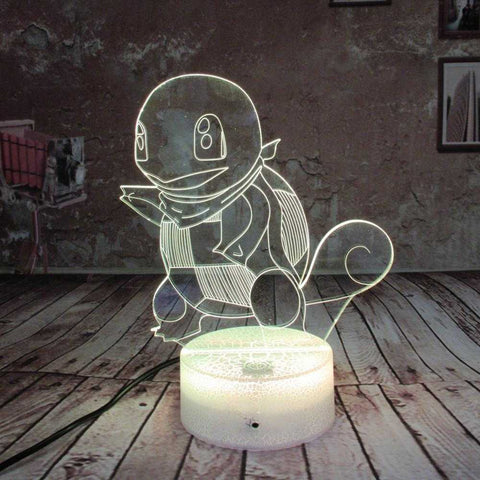 3d squirtle lamp