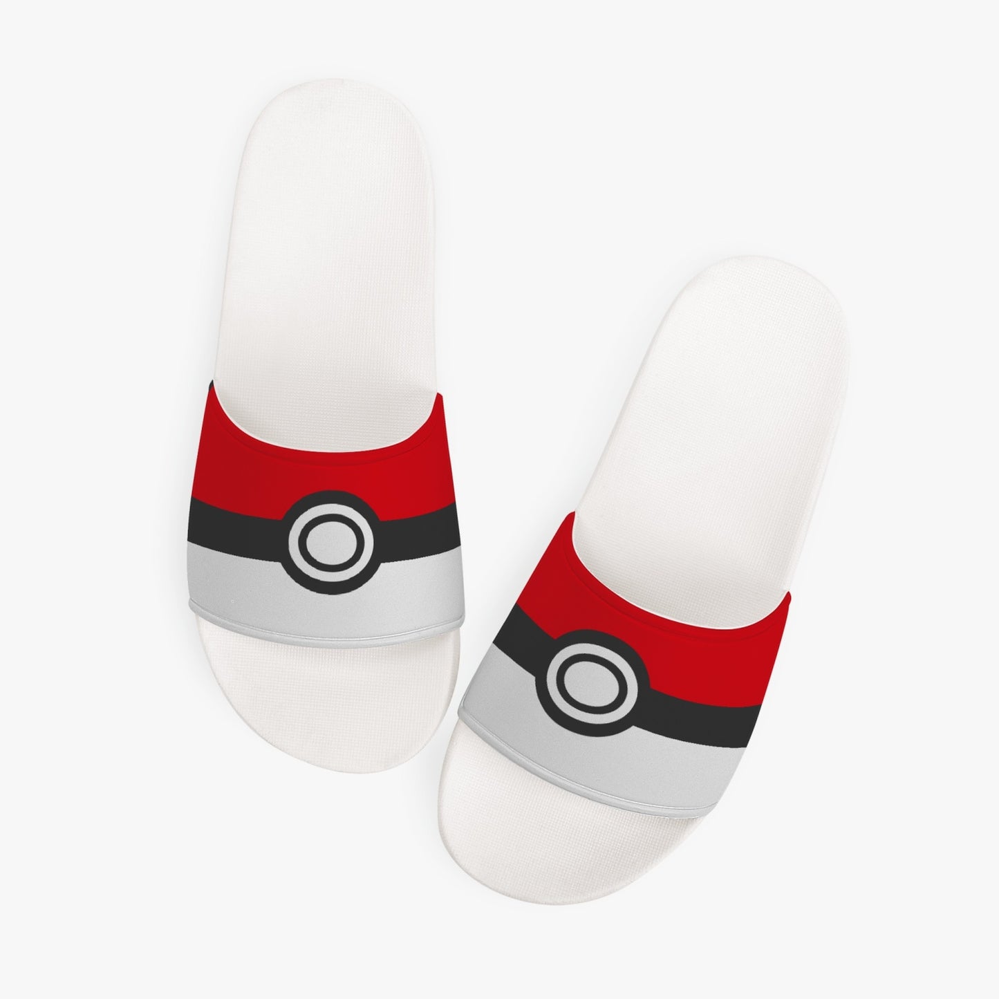 Pokemon Pokeball Casual Sandals - White - Pokemon Faction