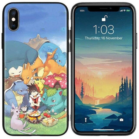 Pokemon phone case <br> iPhone Red Trainer.