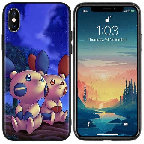 Pokemon phone case <br> iPhone Plusle Minun.