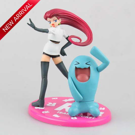 Pokemon figure <br>Jessie and Wobbuffet