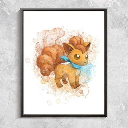 Vulpix poster.