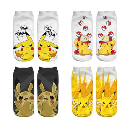 Pokemon socks <br> Happy Pikachu