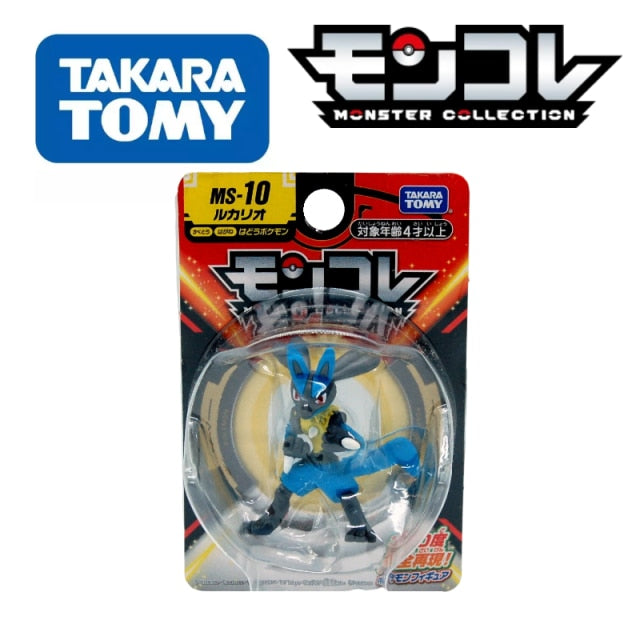 TOMY Pokemon Figures Lucario Toys High-Quality Exquisite Appearance.