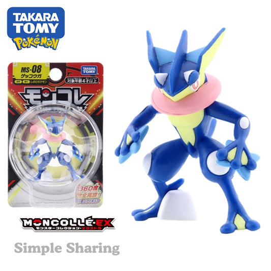 Takara Tomy  Tomica Pokemon Pocket Monsters Moncolle MS-08 Greninja 3-5cm Mini.