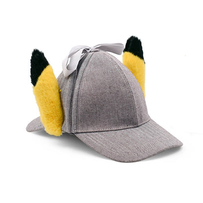 Pikachu detective hat.