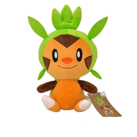 Chespin plush toy.