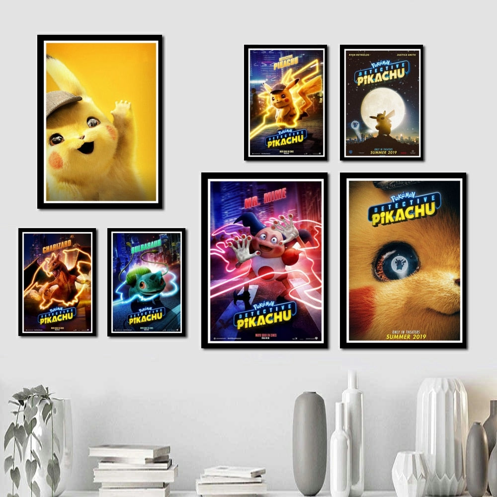 Detective pikachu poster hd.