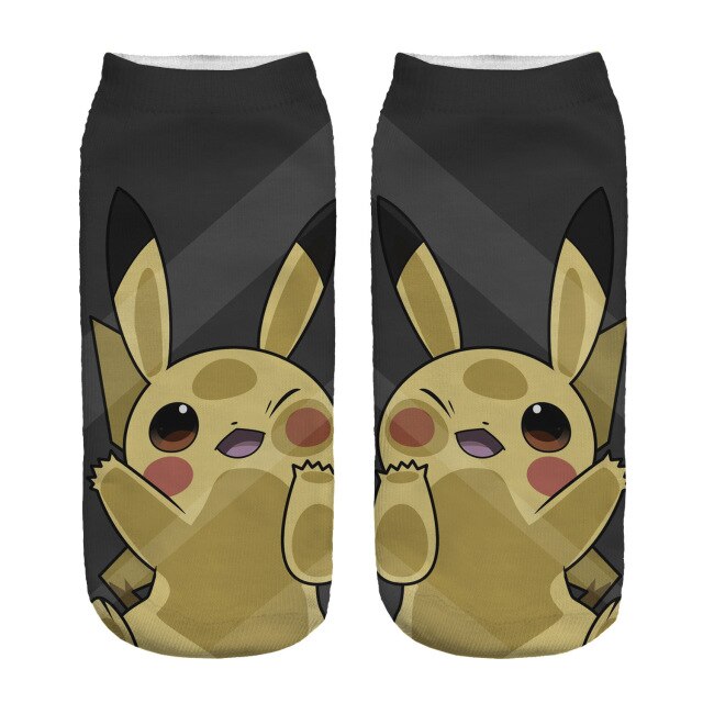 Pikachu adult socks.