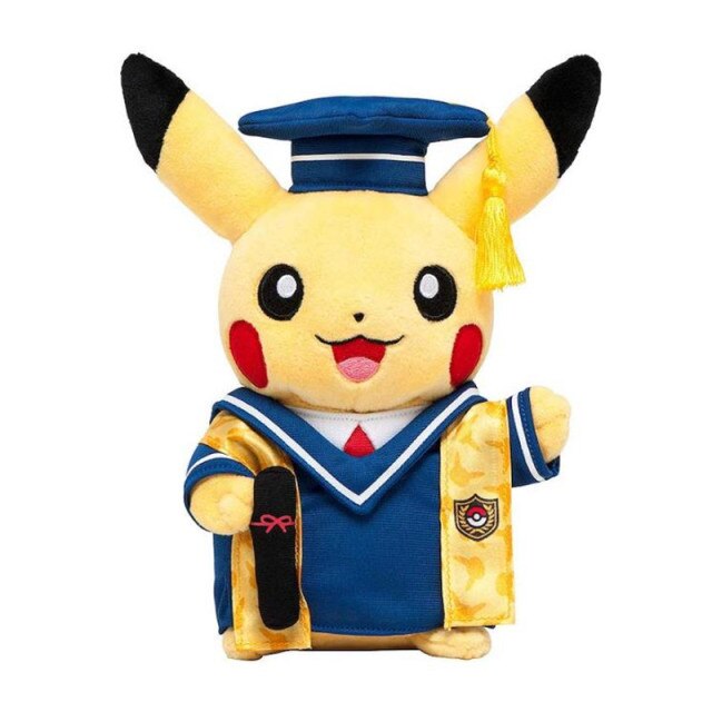 Pikachu graduation plush.