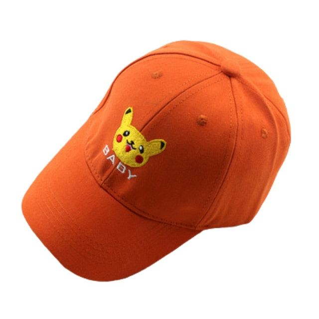 Pikachu wearing a baseball cap