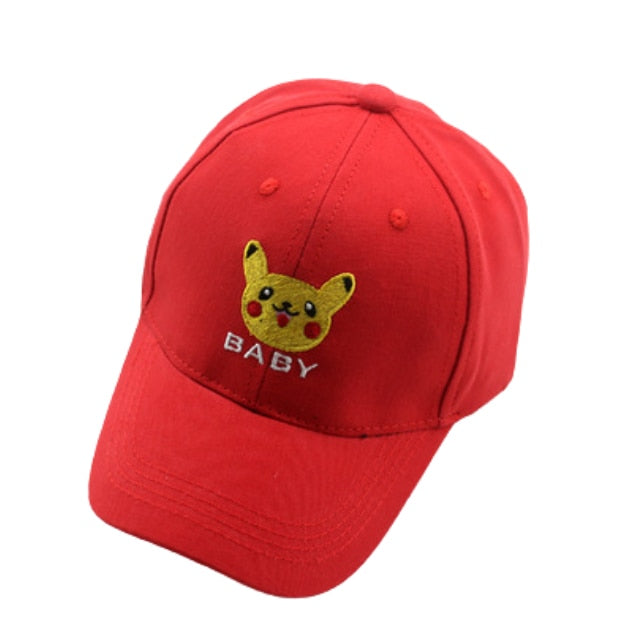 Pikachu wearing a baseball cap