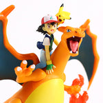 Pokemon figure <br> Ash and Charizard