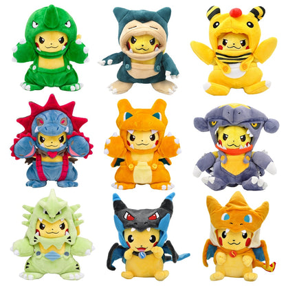 Pokemon plush <br> Pikachu in Tyranitar