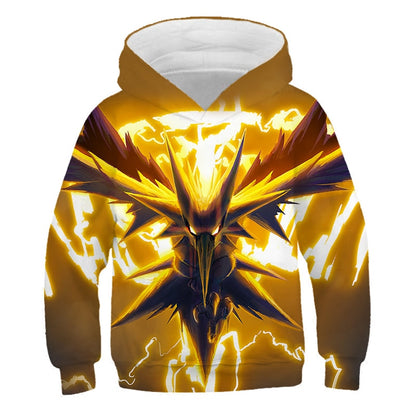 Zapdos pokemon hoodie