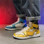 TAKARA TOMY Pokemon Fashion  High-top Mandarin Duck Shoes Simple Cartoon Sneakers