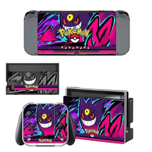 Pokemon stickers <br> Gengar Nintendo Switch.