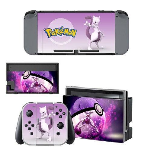 Pokemon stickers <br> Mewtwo Pokeball Nintendo Switch.