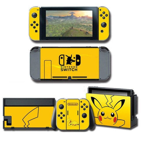 Pokemon stickers <br> Pikachu Nintendo Switch.
