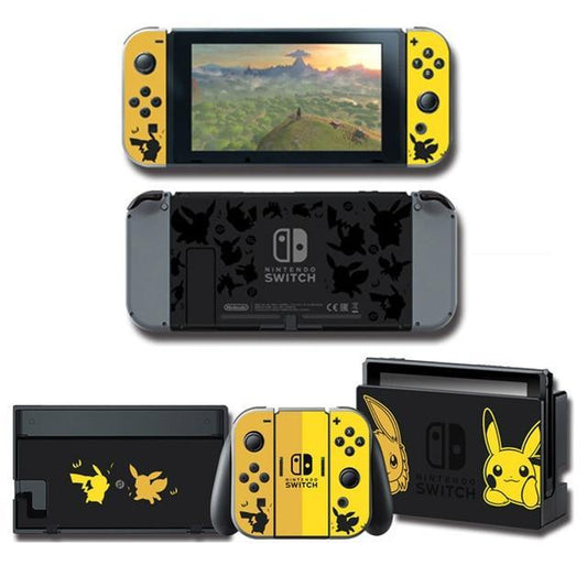 Pokemon stickers <br> Pikachu Eevee Nintendo Switch.