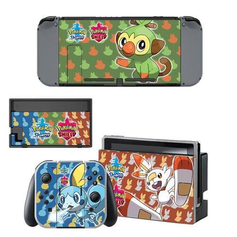 Pokemon stickers <br> 8G Nintendo Switch.
