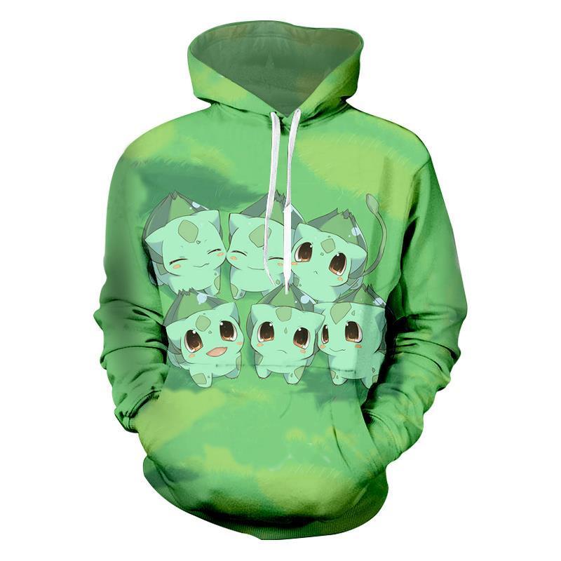 Pokemon bulbasaur hoodie.