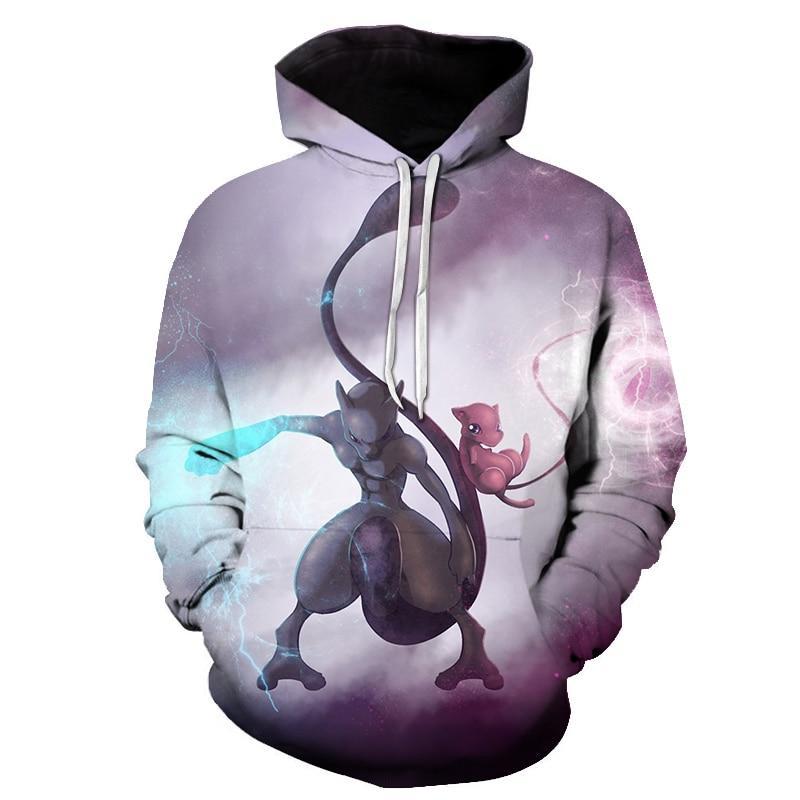 Mew mewtwo hoodie.