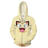 Pokemon meowth hoodie.