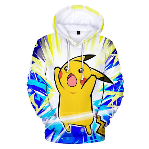 Pokemon hoodie <br> Pikachu Thunder Shock.
