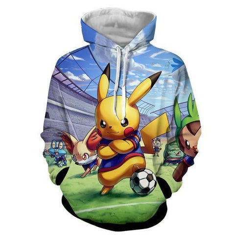 Pokemon hoodie <br> Pikachu Football.