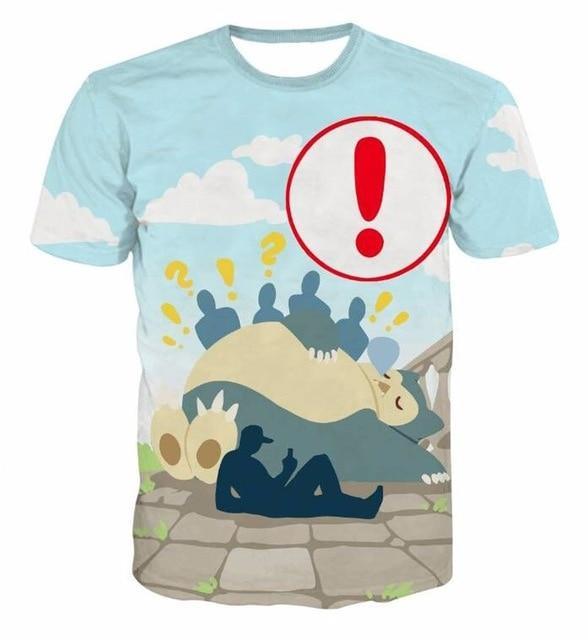 Snorlax mens shirt.