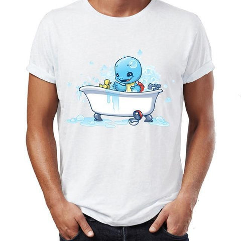 Pokemon shirt <br> Squirtle Bath.