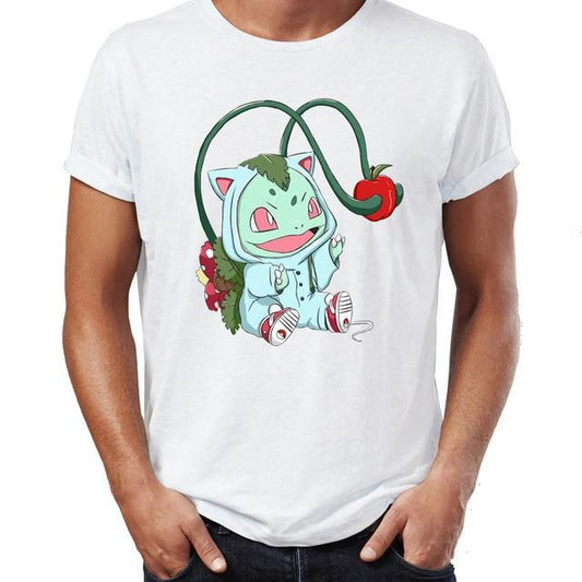 Pokemon bulbasaur shirt.