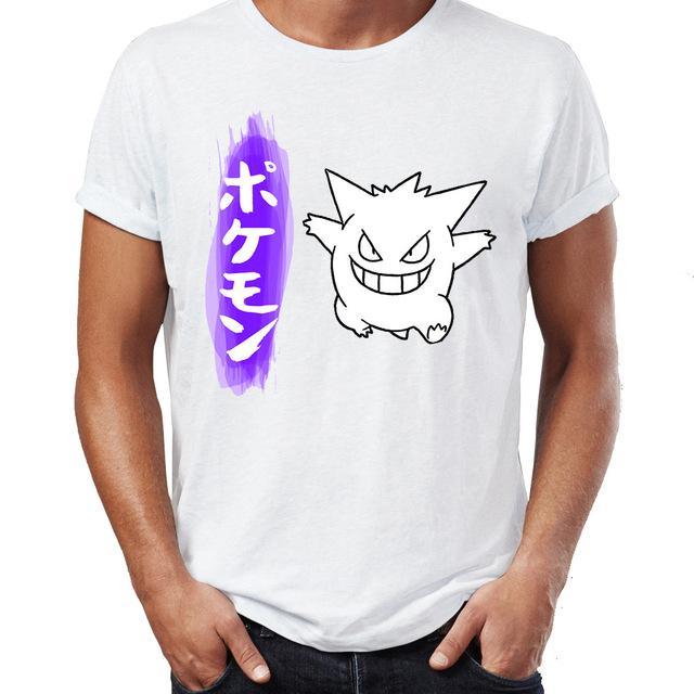 Pokemon shirt <br> White Gengar.