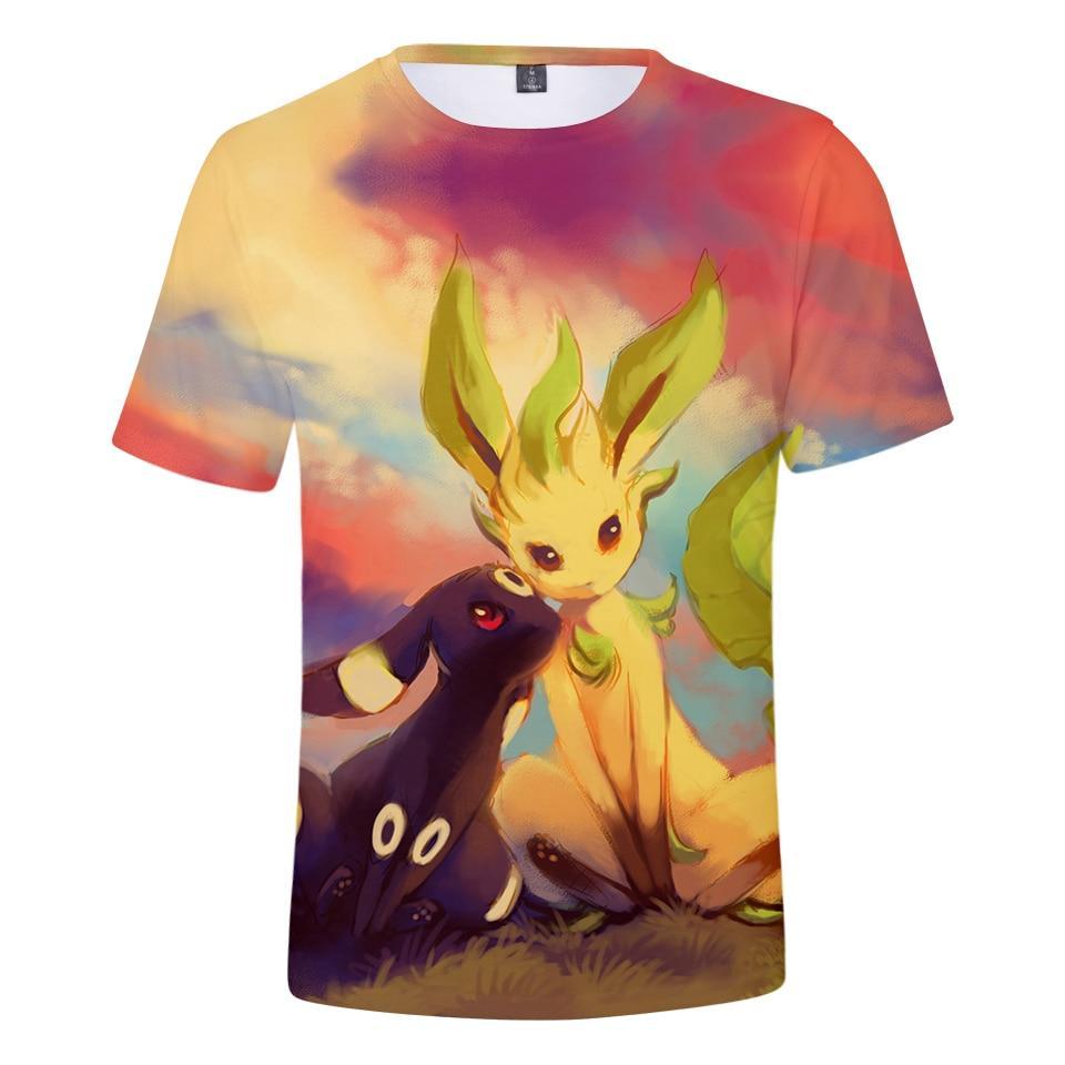 Pokemon shirt <br> Umbreon & Leafeon.